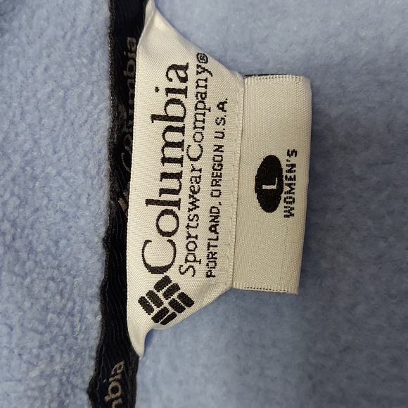 Columbia Womens Large Blue Fleece With Black Trim Very Good Condition - Picture 3 of 9
